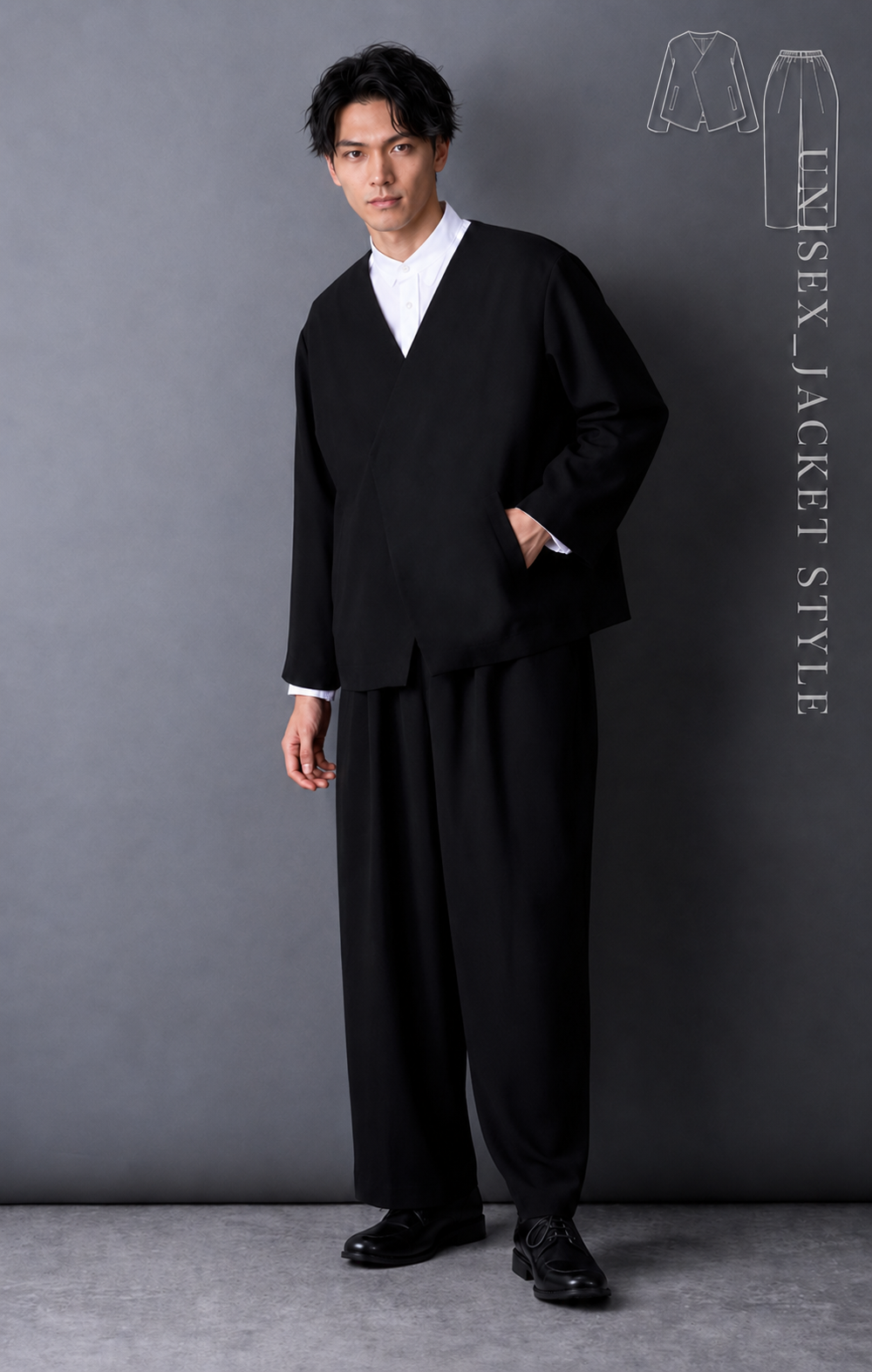 Formaless Black®(フォーマレス ブラック®)】< 自宅で洗える> ノー